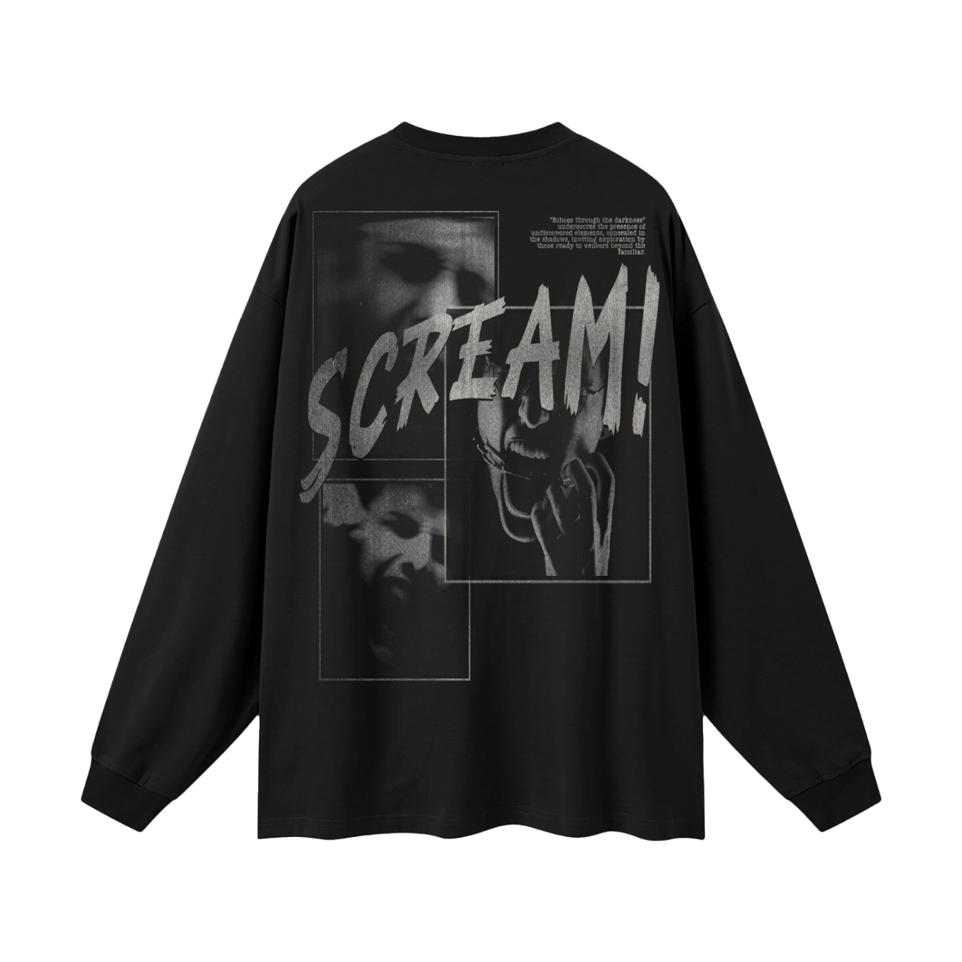 SCREAM LONG SLEEVE TEE