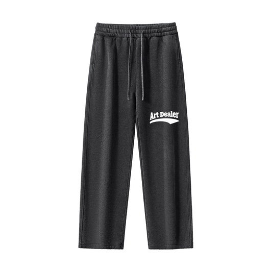 ART DEALER FRAYED WASHED FLEECE JOGGERS