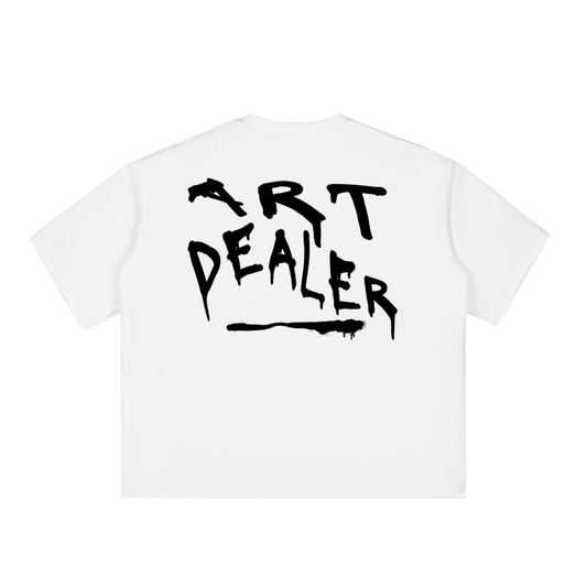 ART THAT SINS BOXY RAW EDGE TEE