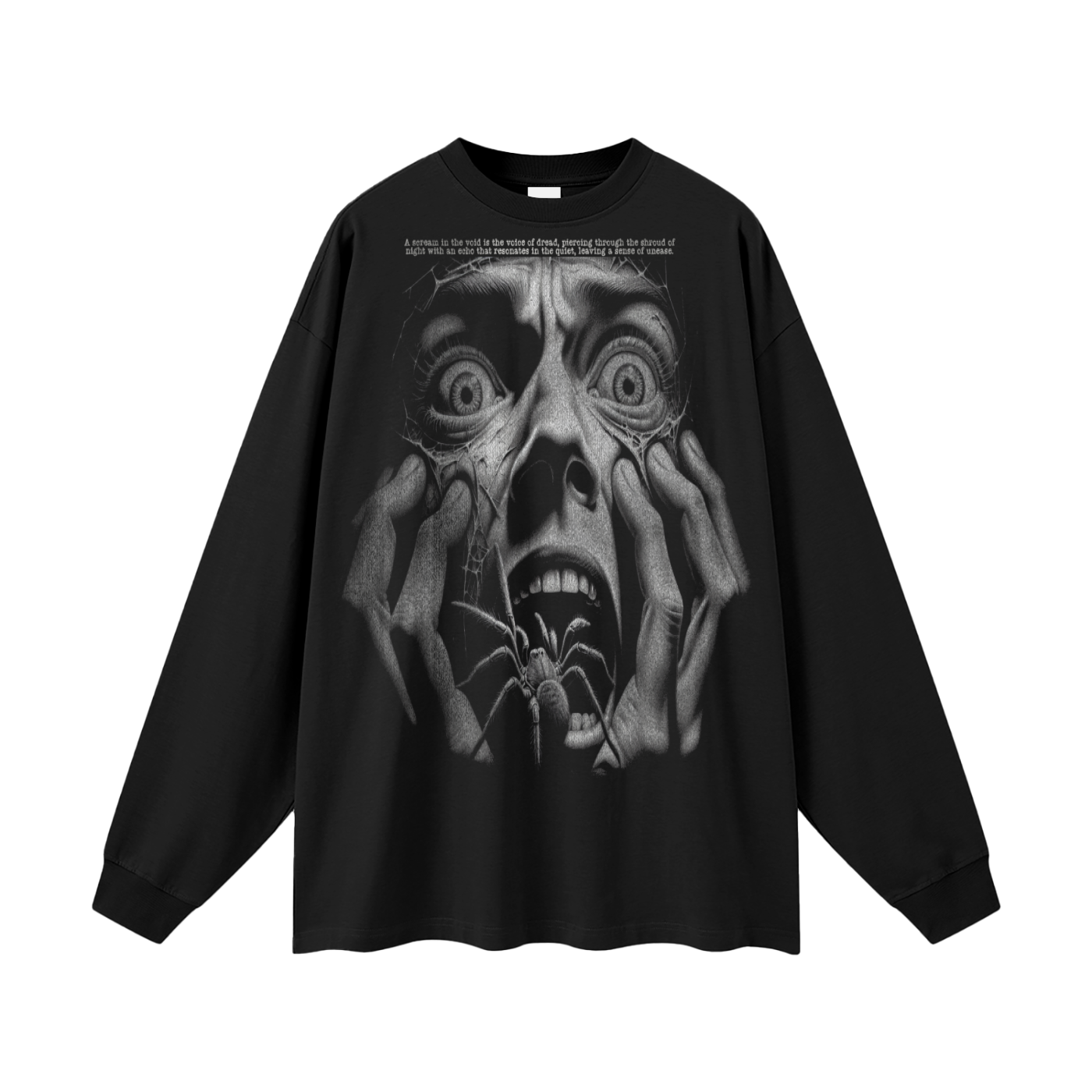 SCREAM LONG SLEEVE TEE