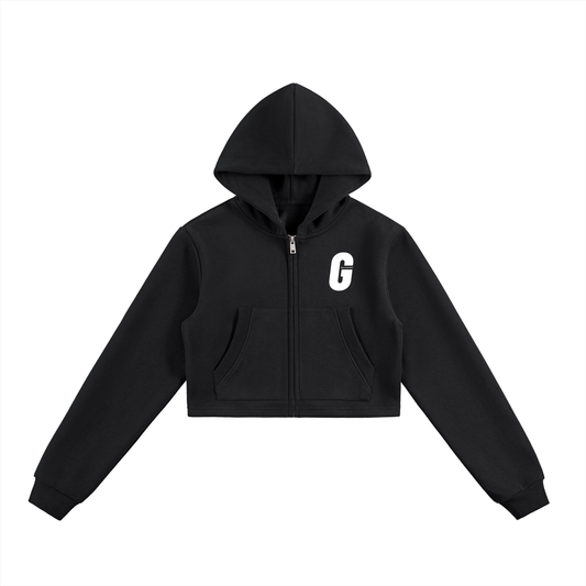 GCF ESSENTIAL CROPPED HOODIE