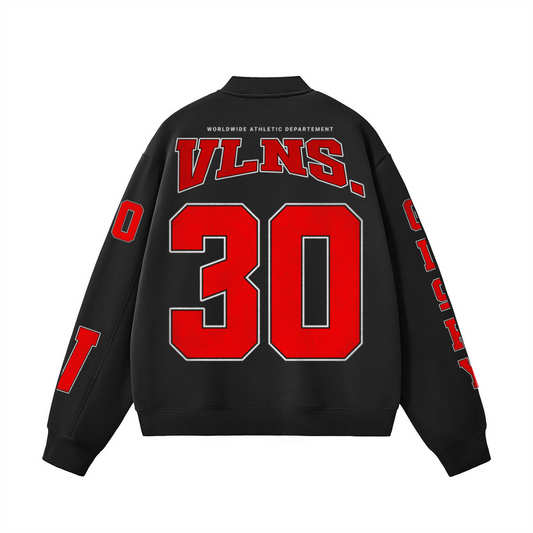 VLNS. FLEECE ZIP UP BASEBALL JACKET