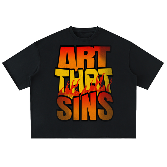 ART THAT SINS BOXY TEE