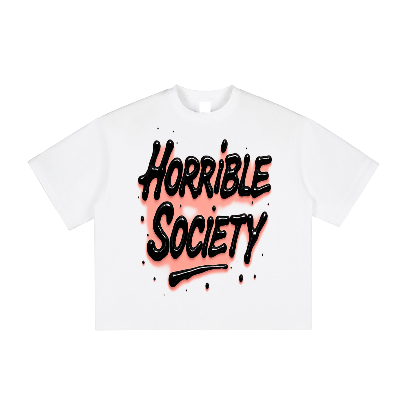 3D HORRIBLE SOCIETY VINTAGE WASHED BOXY TEE