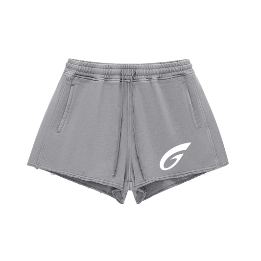 GCF SNOW WASHED RAW EDGE SHORTS