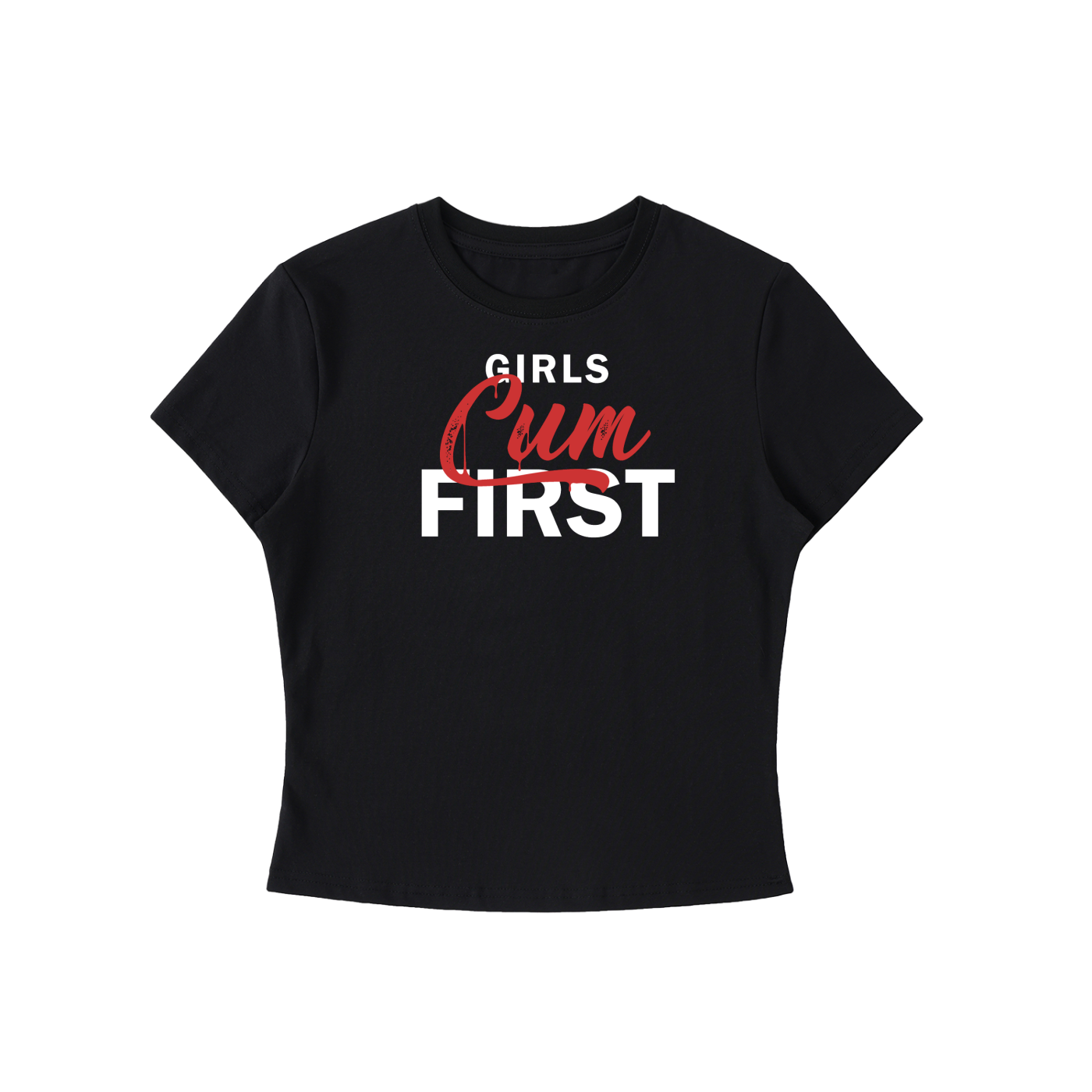 GIRLS CUM FIRST BODYCON TEE