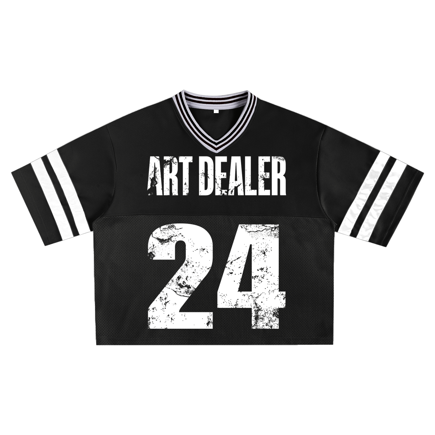 ART DEALER TAPED MESH BOXY FOOTBALL JERSEY
