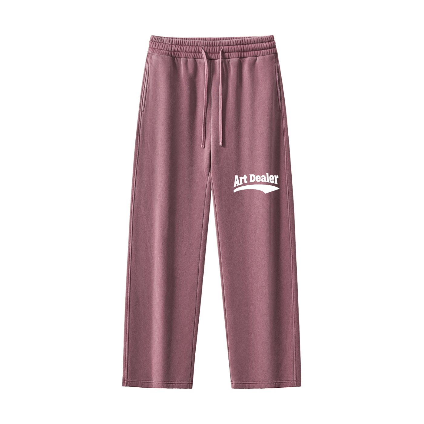 ART DEALER FRAYED WASHED FLEECE JOGGERS