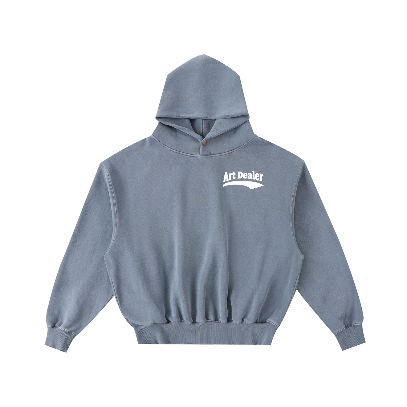 ART DEALER FRAYED WASHED FLEECE HOODIE