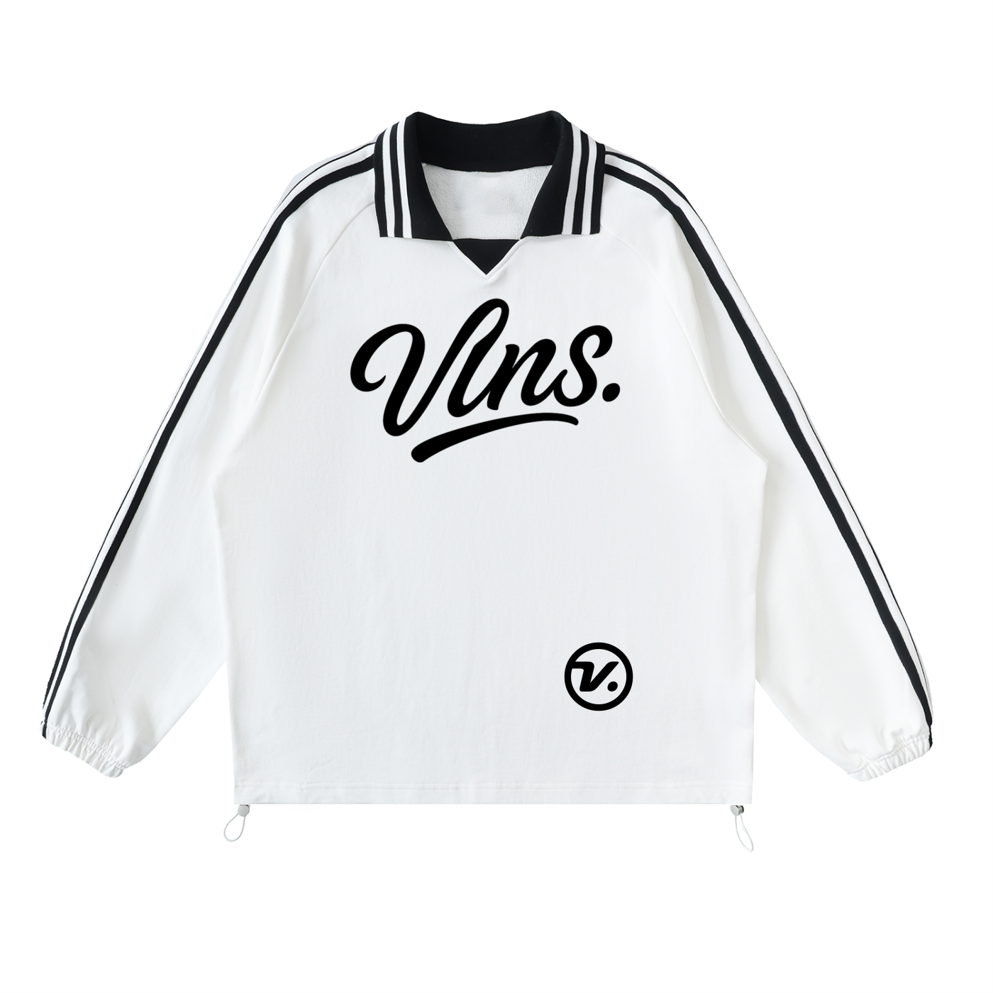 VLNS. CONTRAST COLLAR CREW NECK