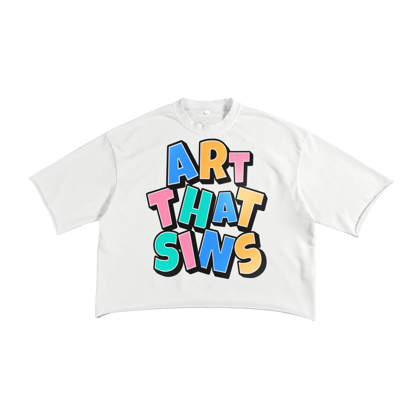 ART THAT SINS RAW EDGE TEE