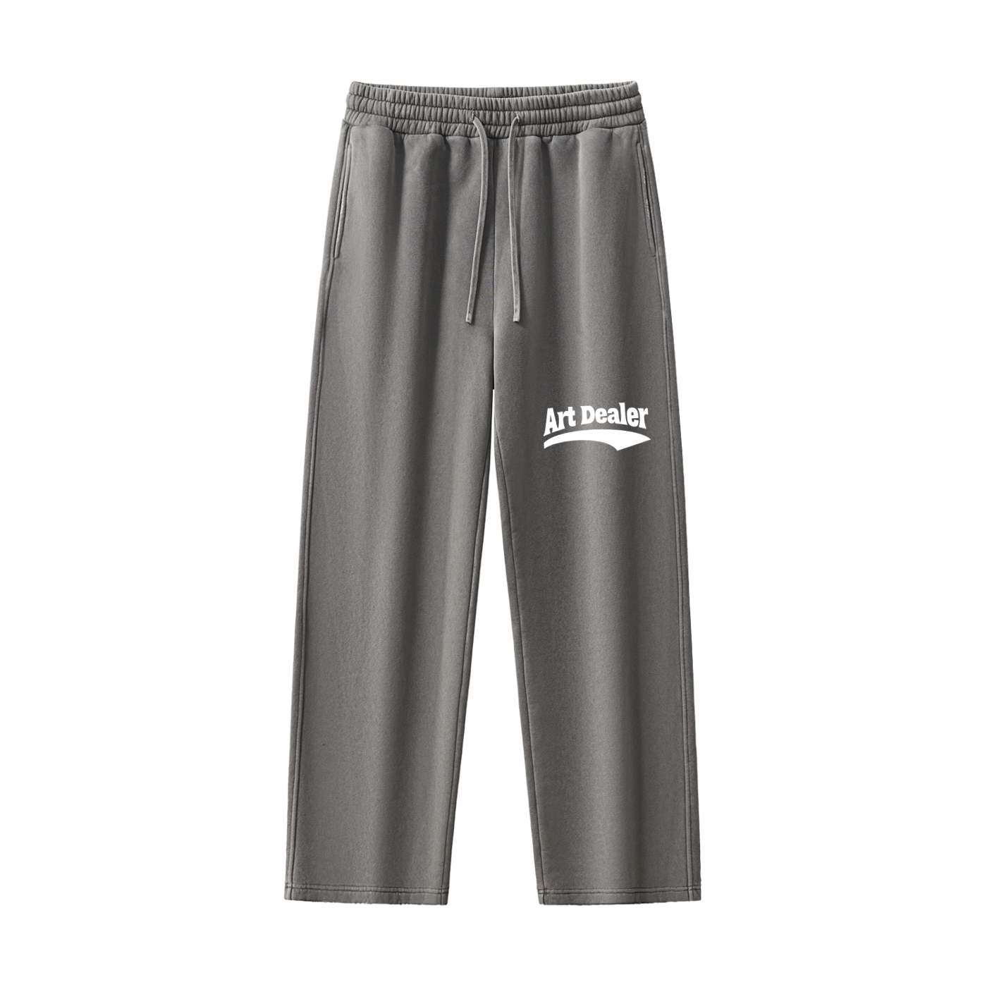 ART DEALER FRAYED WASHED FLEECE JOGGERS