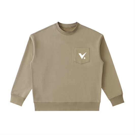VLNS HEAVYWEIGHT POCKET CREW NECK