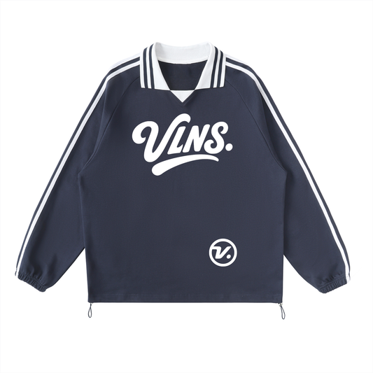 VLNS. CONTRAST COLLAR CREW NECK