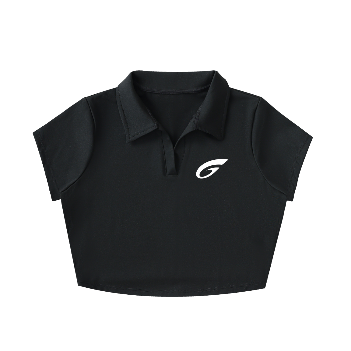 GCF LAPEL CROP TOP
