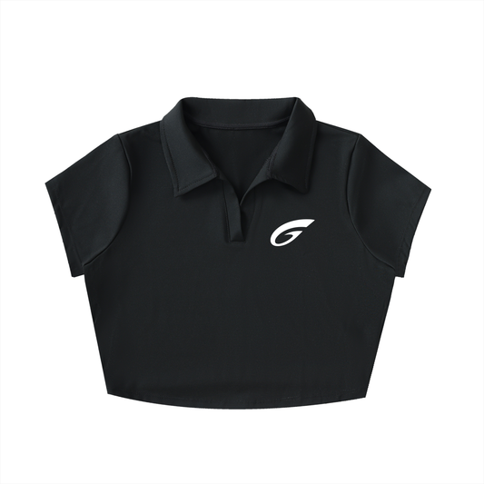 GCF LAPEL CROP TOP