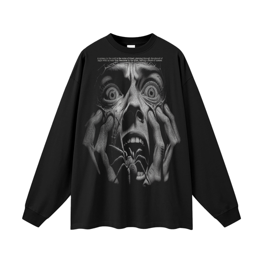 SCREAM LONG SLEEVE TEE