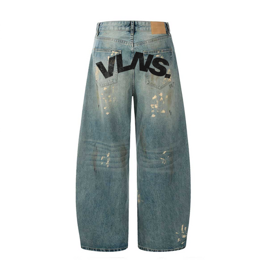 VLNS HAND PAINTED LOOSE JEANS