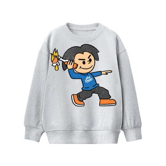 BAD KID FLEECE CREW NECK