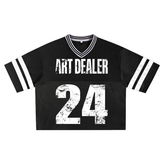 ART DEALER TAPED MESH BOXY JERSEY