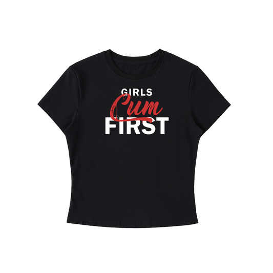 GIRLS CUM FIRST BODYCON TEE