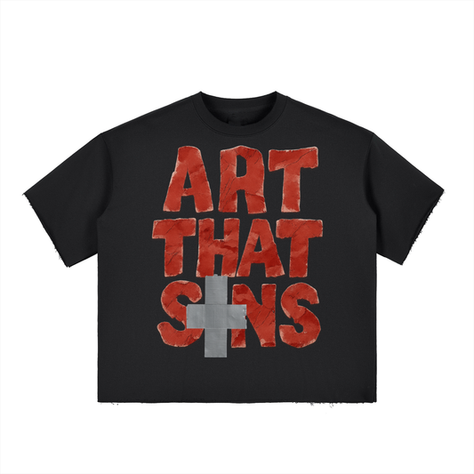 ART THAT SINS BOXY TEE