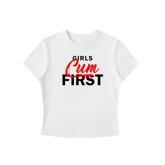 GIRLS CUM FIRST BODYCON TEE