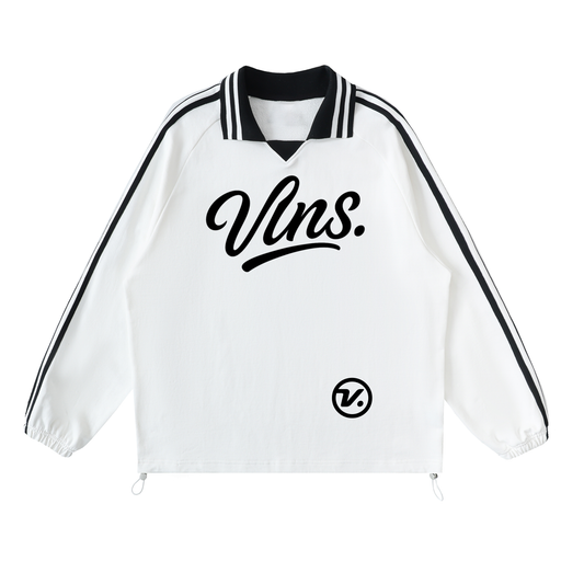 VLNS. CONTRAST COLLAR CREW NECK