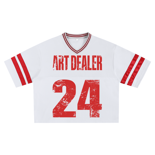 ART DEALER TAPED MESH BOXY JERSEY