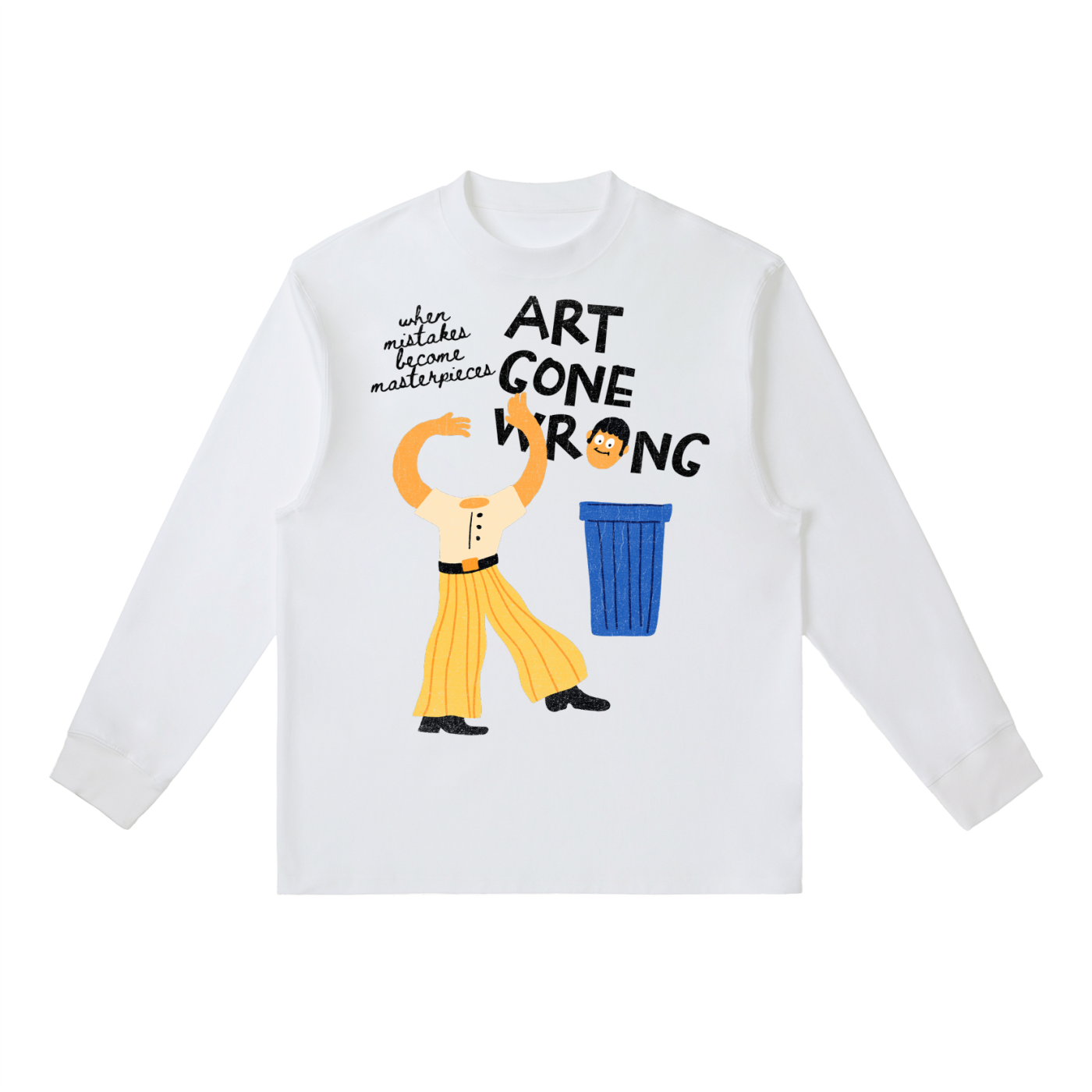 ART GONE WRONG ESSENTIAL LONG SLEEVE TEE
