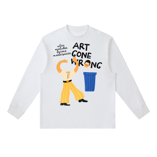 ART GONE WRONG ESSENTIAL LONG SLEEVE TEE