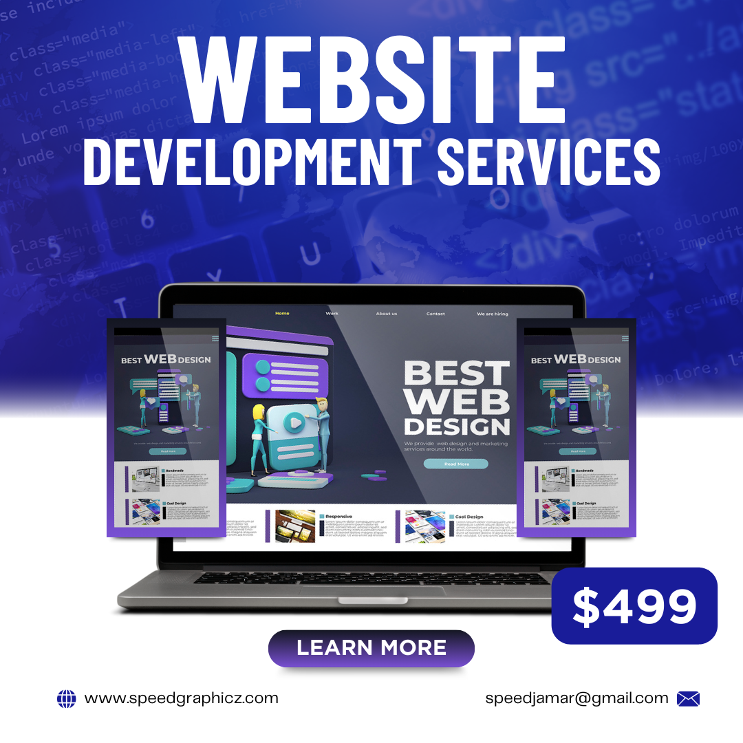 FULL WEBSITE DEVELOPMENT