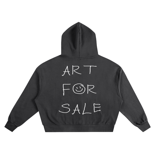 ART DEALER X ART FOR SALE OVERSIZED BOXY HOODIE