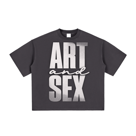 ART AND SEX VINTAGE BOXY TEE