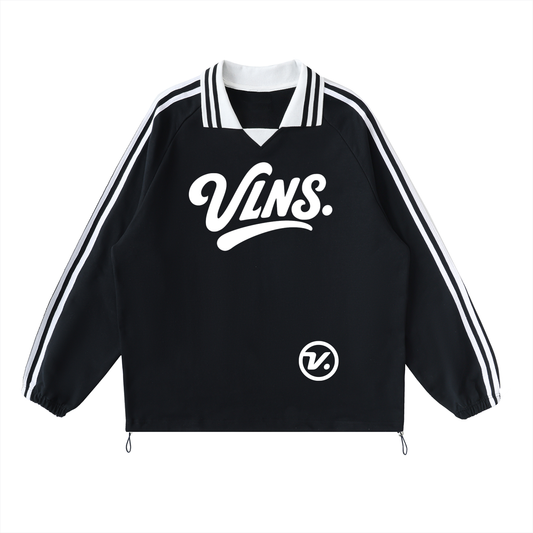 VLNS. CONTRAST COLLAR CREW NECK