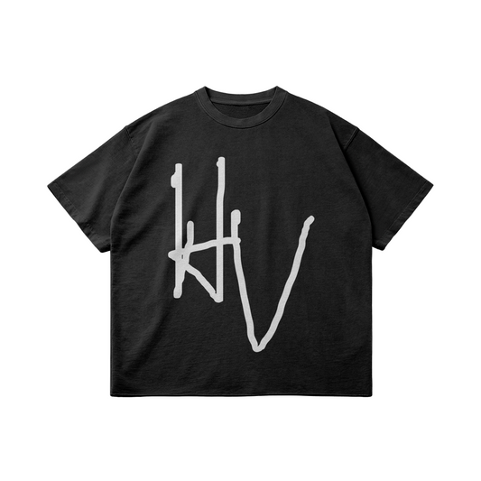 H&V FADED BOXY TEE